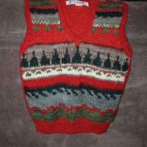 MANOS DEL 100% WOOL SWEATER VEST 4 nwong02  only